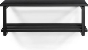 Pantofar negru suspendat din metal 71x26x34 cm Marco – Spinder Design