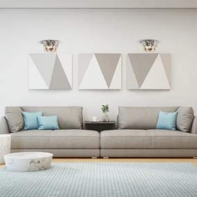 Aplică de cristal CHELSEA 2xE14/40W/230V crom