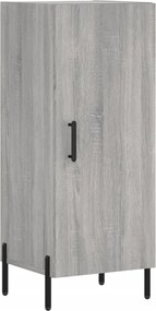 vidaXL Servantă, gri sonoma, 34,5x34x90 cm, lemn compozit