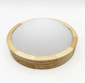 Plafonieră NATURAL MODERN SLIM 1xE27/15W/230V Ø 27,5 cm pin