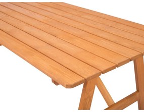 Set de dining pentru grădină din lemn pentru 4 persoane Sylva – Rojaplast