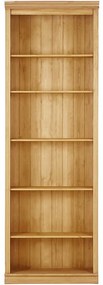 Bibliotecă în culoare naturală din lemn de pin 74x223x37 cm Anita – Støraa