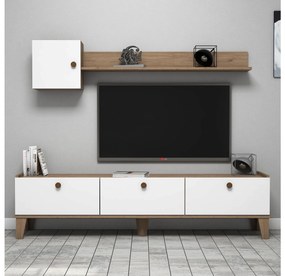 Mobilier living Summer (stejar + alb). 1088301