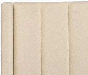Pat matrimonial 160 cm Vue (boucle bej) (cu somieră). 1076453