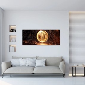 Tablou - Desenat de lumină (120x50 cm)
