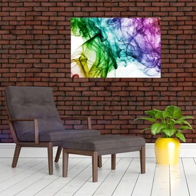 Tablou - fum colorat (90x60 cm)