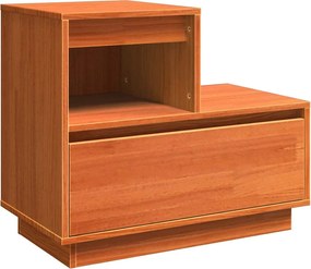 vidaXL Dulap de noapte Maroniu cerat 60 x 34 x 51 cm Lemn compozit