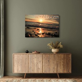 Tablou - Apus de soare, ocean (90x60 cm)
