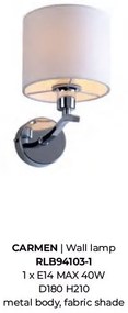 Aplica de perete moderna design elegant Carmen