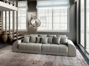 Canapea extensibilă dumonde cu 2 lăzi de depozitare si sezut confortabil din spuma high-density, Verona Royal Grey 310x100 cm