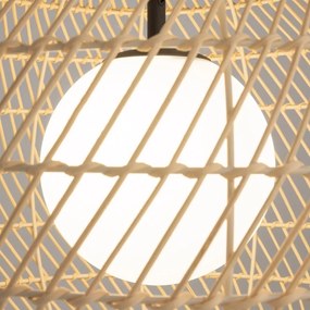 Lustra/Pendul design modern CANE 40cm bej