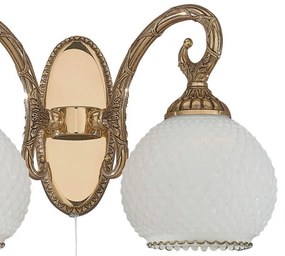 Aplica de perete clasica cu 2 brate design italian 8500