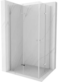 Mexen Lima Duo cabină de duș pliabilă 80 x 70 cm, transparent, Crom - 856-080-070-02-00