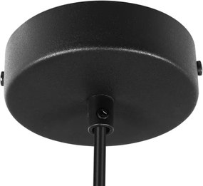 Lustră suspendată pe cablu PIATTO 1xGX53/15W/230V, diametru 35 cm, neagră