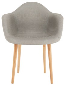 Fotoliu de design, gri/fag, KADIR NEW TIP 4