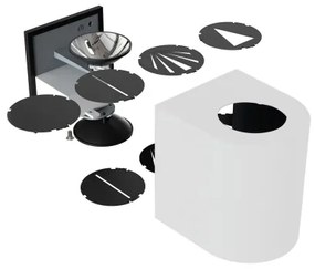 Nordlux - Aplică LED de exterior CANTO 2xLED/5,5W/230V IP44 gri