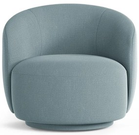 Fotoliu albastru deschis pivotant Letizia – Micadoni