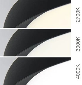 Orion - Plafonieră LED KANT 50W/230V 2700/3200/4000K Ø 60 cm negru