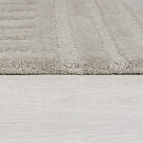 Covor din lână Flair Rugs Zen Garden 120 x 170 cm, gri