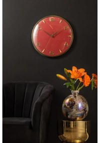 Karlsson 6017RD ceas de perete design roșu,diametru  40 cm