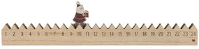 IB Laursen Calendar din lemn de Craciun SANTA CLAUS
