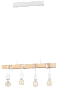 Eglo 43704 - Lustră pe cablu TOWNSHEND 4xE27/60W/230V