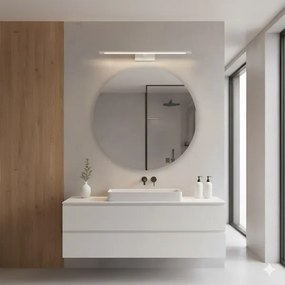 Aplica LED pentru oglindă de baie KLIMT, 12W, 230V, 3000/4000/6000K, 60 cm, IP44, alb