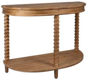 Consola din lemn de pin, semi-rotunda,Tradition