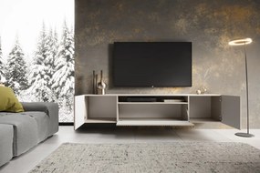 Comodă TV NOEMI montat pe perete – 200x41x42 cm – Cașmir