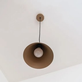 Pendul ETNA II pe cablu, 1xE27/15W/230V, diametru 18,5 cm, bej
