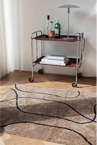 Covor maro lavabil din bumbac 100x140 cm Shadow – Mette Ditmer Denmark