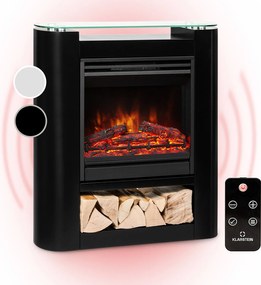 Klarstein Studio 5 Arc șemineu electric 1800 W LED flăcări ventilator telecomandă