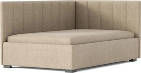 Pat lemn masiv de zi Lion 100×200 cm cu ladă de depozitare