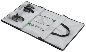 Cărucior de mână gri deschis