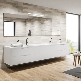 Aplica LED de perete pentru baie SHINE LED/7W/230V 40 cm IP44 albă