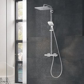 Coloana de dus cu termostat Grohe Rainshower Smartactive 310 Mono Cube-26649000