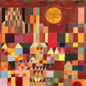 Reproducere Castle and Sun, 1928, Paul Klee