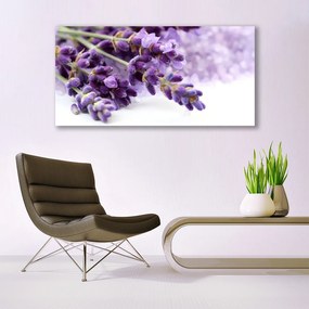 Tablou pe panza canvas Flori Floral violet