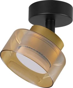 Brilagi - LED RGB spot reglabil AURA LUX 1xGX53/14W/230V Wi-Fi Tuya negru/auriu
