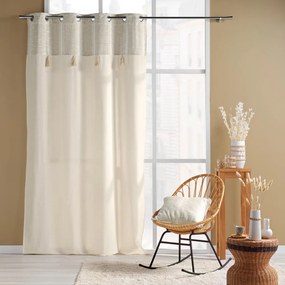 Draperie în culoare naturală 140x240 cm Island – douceur d'intérieur