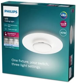 Plafonieră LED dimabilă GARNET SCENE SWITCH LED/40W/230V 4000K Philips