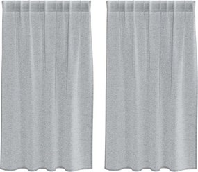 vidaXL Cortină din Voile 2 pcs Gri închis 140 x 140 cm Poliester