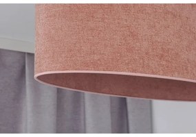 Lustră aplicată Duolla OVAL 1xE27/15W/230V roz