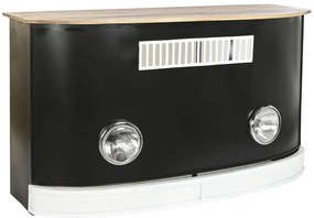 Consola de bar din lemn de mango si metal, cu intrerupator pentru faruri, Rover