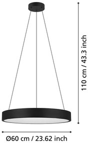 Lustră smart LED 6,5 W MARGHERA-Z – EGLO