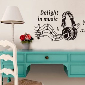 Sticker perete Love music