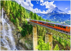 Tablou - Matterhorn, Zermatt, Valais, Elveția (70x50 cm)