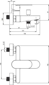Alpinia⭐️Gold Baterie cada finisaj auriu Deante BGA_Z10M