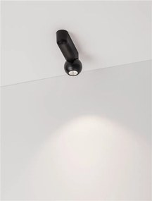 Aplica cu spot LED stil minimalist 2700K NOTIC negru