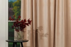 Draperie cu rejansă Uni Select șampanie 02 – draperie elegantă cu opacitate medie